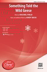 Something Told the Wild Geese SATB choral sheet music cover